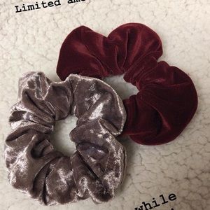 Velvet Hair Scrunchie Bundle